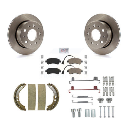 Kit de quincaillerie pour chaussures de stationnement, Rotors à disque arrière, plaquettes semi-métalliques, pour Ram ProMaste