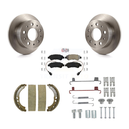 Kit de quincaillerie pour chaussures de stationnement, Rotors à disque arrière, plaquettes semi-métalliques, pour Ram ProMaste