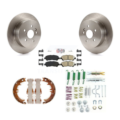 Kit de chaussures de stationnement et de matériel de stationnement, Rotors à disque arrière, plaquettes en céramique, pour Toyota Highlande