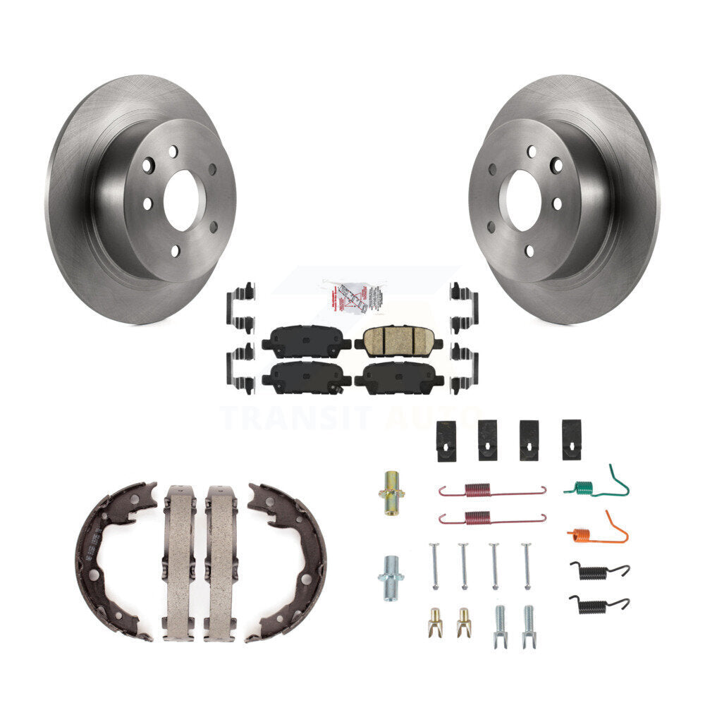 Kit de quincaillerie pour chaussures de stationnement, Rotors à disque arrière, tampons en céramique, pour Nissan Sentra Juke