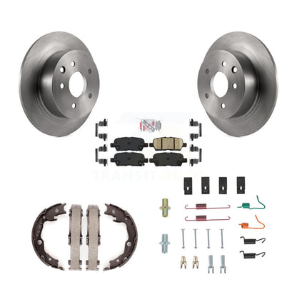Kit de quincaillerie pour chaussures de stationnement, Rotors à disque arrière, tampons en céramique, pour Nissan Sentra Juke