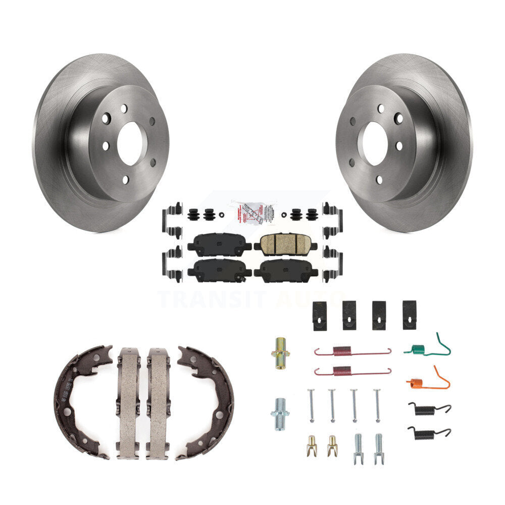 Kit de quincaillerie pour chaussures de stationnement, Rotors à disque arrière, tampons en céramique, pour Nissan Sentra Juke