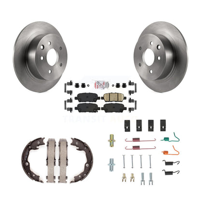 Kit de quincaillerie pour chaussures de stationnement, Rotors à disque arrière, tampons en céramique, pour Nissan Sentra Juke