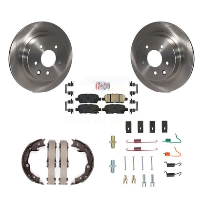 Kit de chaussures de stationnement et de matériel de stationnement, Rotors à disque arrière, plaquettes en céramique, pour Nissan LEAF Juke