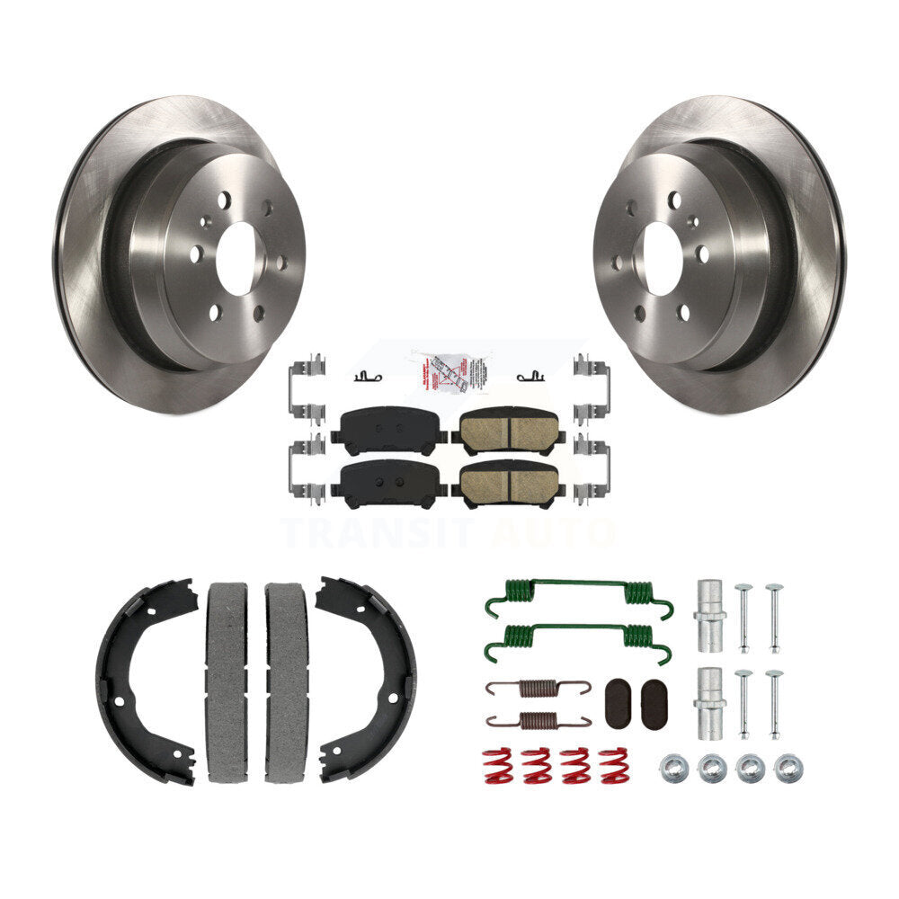 Kit de quincaillerie pour chaussures de stationnement, Rotors à disque arrière, tampons en céramique, pour Chevrolet Colorado