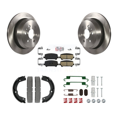 Kit de quincaillerie pour chaussures de stationnement, Rotors à disque arrière, tampons en céramique, pour Chevrolet Colorado