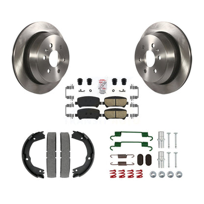 Kit de quincaillerie pour chaussures de stationnement, Rotors à disque arrière, tampons en céramique, pour Chevrolet Colorado