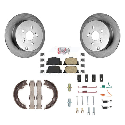 Kit de quincaillerie pour chaussures de stationnement, Rotors à disque arrière, tampons en céramique, pour Scion tC 2005 – 2010