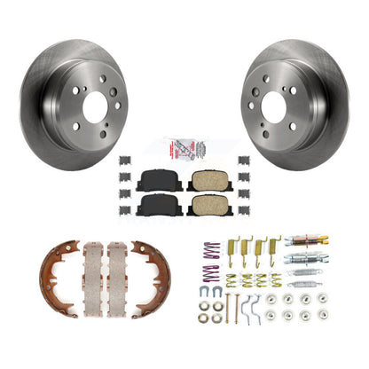 Kit de quincaillerie pour chaussures de stationnement, Rotors à disque arrière, tampons en céramique, pour Toyota Camry Lexus