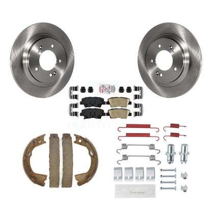 Kit de quincaillerie pour chaussures de stationnement, Rotors à disque arrière, tampons en céramique, pour Kia Optima LX/EX/S