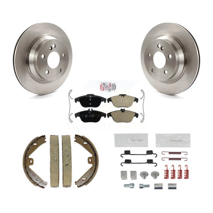 Kit de quincaillerie pour chaussures de stationnement, Rotors à disque arrière, plaquettes semi-métalliques, pour Mercedes-Ben