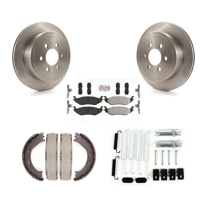 Kit de quincaillerie pour chaussures de stationnement, Rotors à disque arrière, plaquettes semi-métalliques, pour Dodge Durang