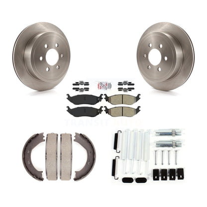 Kit de quincaillerie pour chaussures de stationnement, Rotors à disque arrière, plaquettes semi-métalliques, pour Dodge Durang