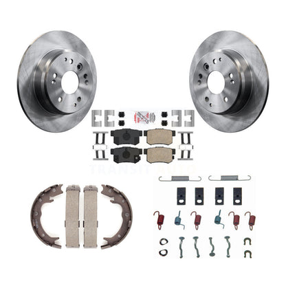 Kit de chaussures de stationnement et de quincaillerie pour Acura TL Honda, Rotors à disque arrière, tampons en céramique