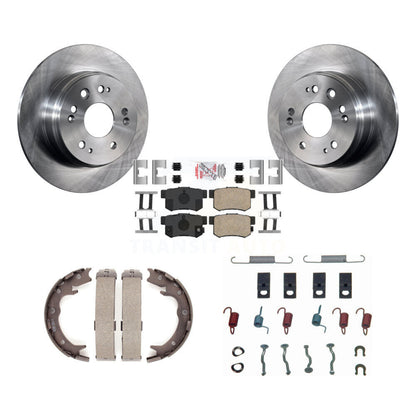 Kit de chaussures de stationnement et de quincaillerie pour disques arrière, Rotors en céramique, pour Honda CR-V 02-04