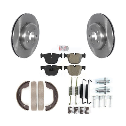 Kit de quincaillerie pour chaussures de stationnement, Rotors à disque arrière, plaquettes semi-métalliques, pour BMW 535i GT