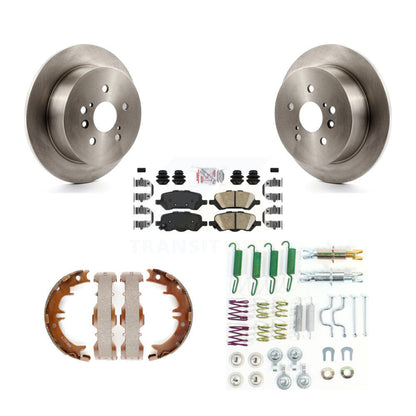 Kit de quincaillerie pour chaussures de stationnement, Rotors à disque arrière, tampons en céramique, pour Toyota Venza 09-16