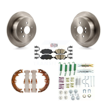 Kit de quincaillerie pour chaussures de stationnement, Rotors à disque arrière, tampons en céramique, pour Toyota Venza 09-16