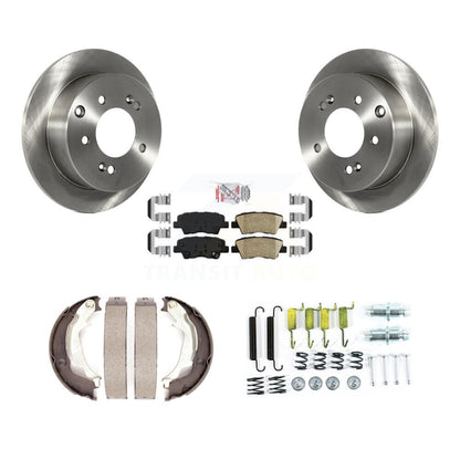 Kit de quincaillerie pour chaussures de stationnement, Rotors à disque arrière, tampons en céramique, pour Kia Soul 2010 – 2013