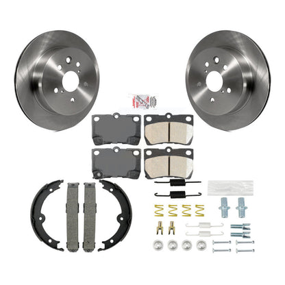 Kit de chaussures de stationnement et de matériel de stationnement, Rotors à disque arrière, coussinets en céramique pour Lexus IS250 IS35