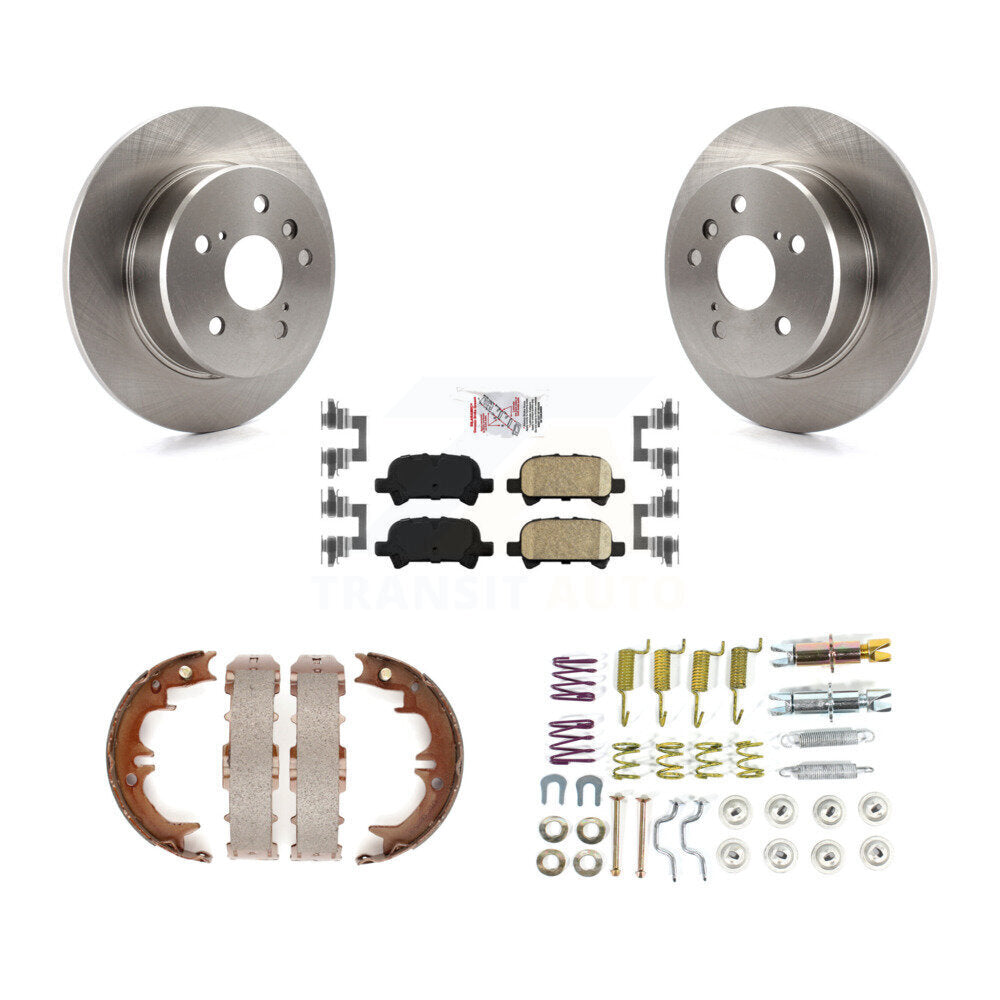 Kit de quincaillerie pour chaussures de stationnement, Rotors à disque arrière, tampons en céramique, pour Toyota Avalo 00-04