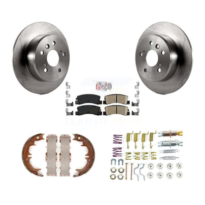 Kit de quincaillerie pour chaussures de stationnement, Rotors à disque arrière, tampons en céramique, pour Lexus Toyota Camry