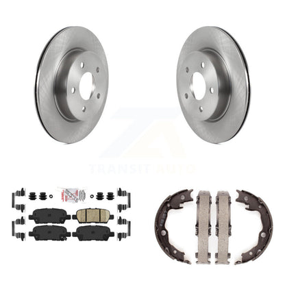 Kit de plaquettes en céramique et de patins de frein de stationnement, Rotors à disque arrière, pour Nissan LEAF