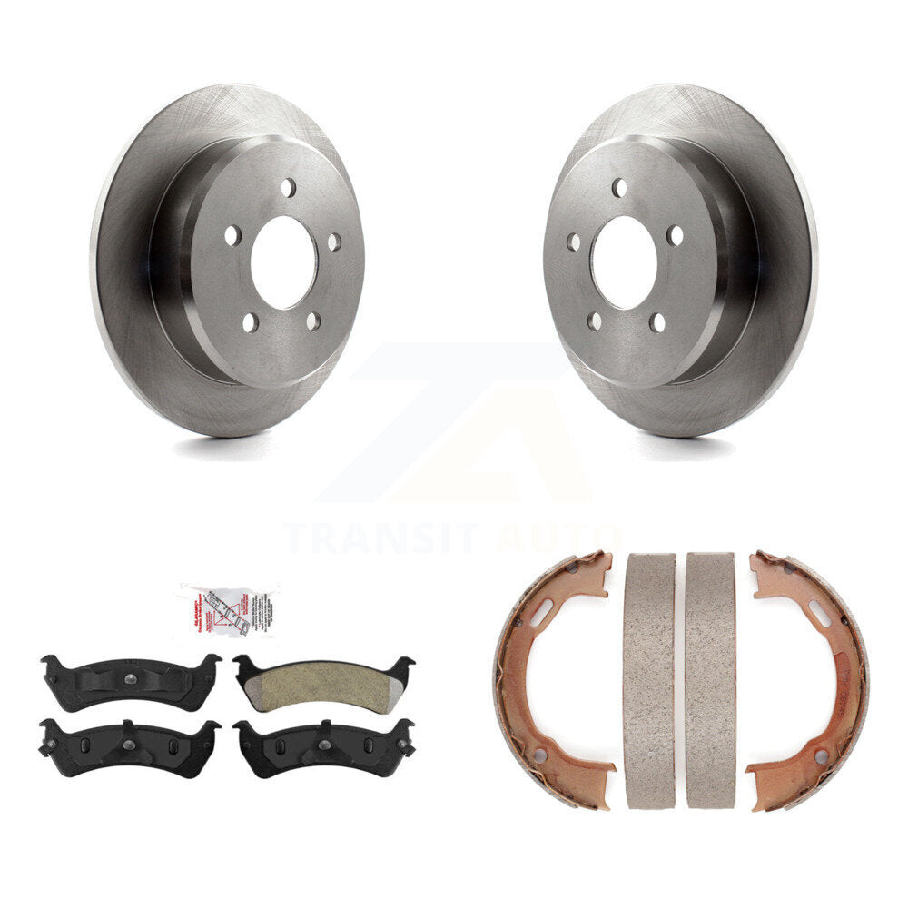 Kit de plaquettes semi-métalliques et de chaussures de stationnement pour disques arrière, pour Ford Ranger Explore