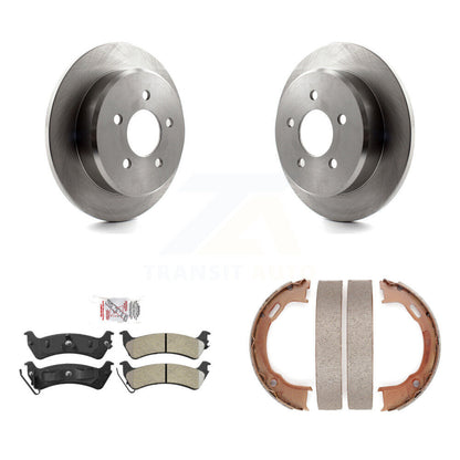 Kit de plaquettes semi-métalliques et de chaussures de stationnement pour disques arrière, pour Ford Explorer Sport