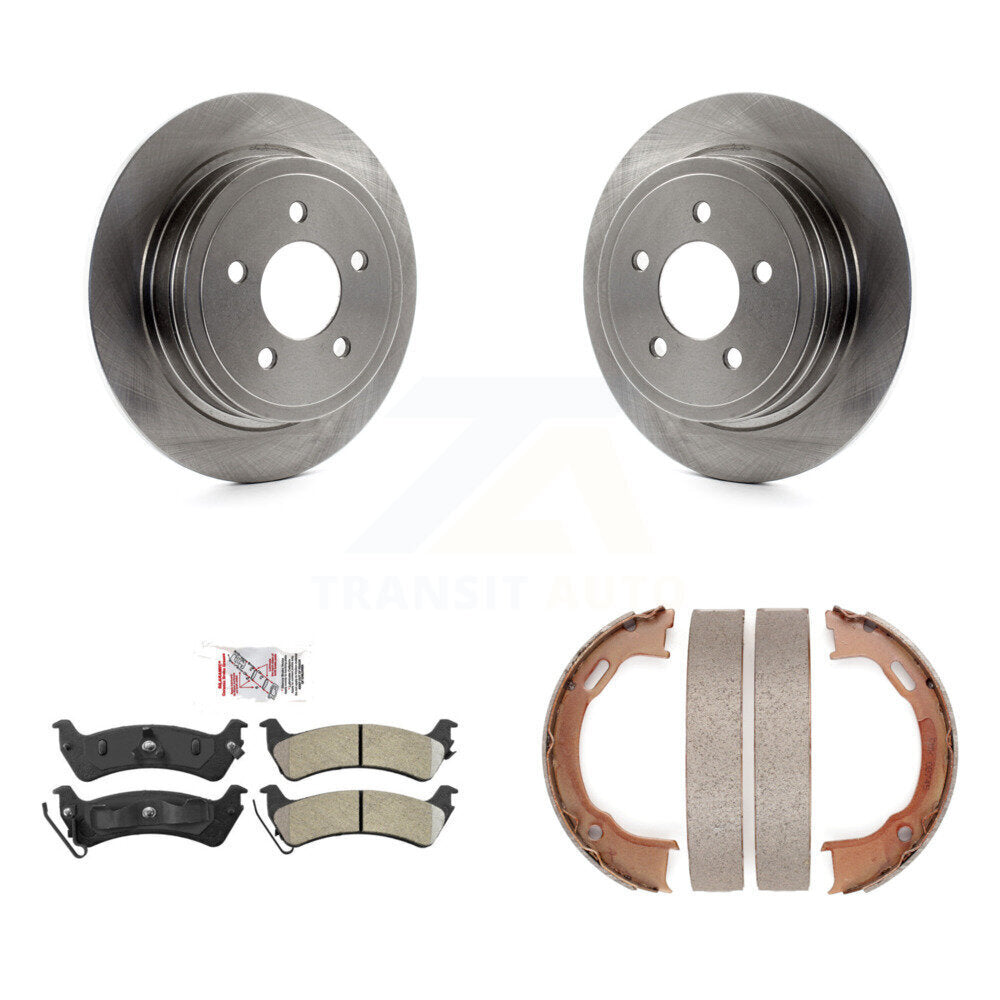 Kit de plaquettes semi-métalliques et de chaussures de stationnement pour disques arrière, pour Ford Explorer Sport