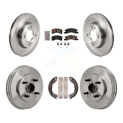 Kit de plaquettes et de tambour en céramique pour Rotor de frein avant et arrière, pour Mitsubishi Mirage G 2017 – 2023