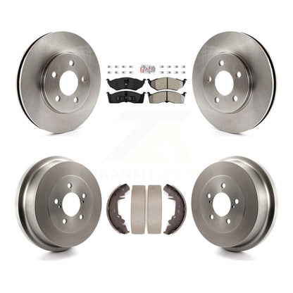 Kit de plaquettes et de tambour semi-métalliques, Rotor de frein avant et arrière, pour Chrysler Grand Voyage