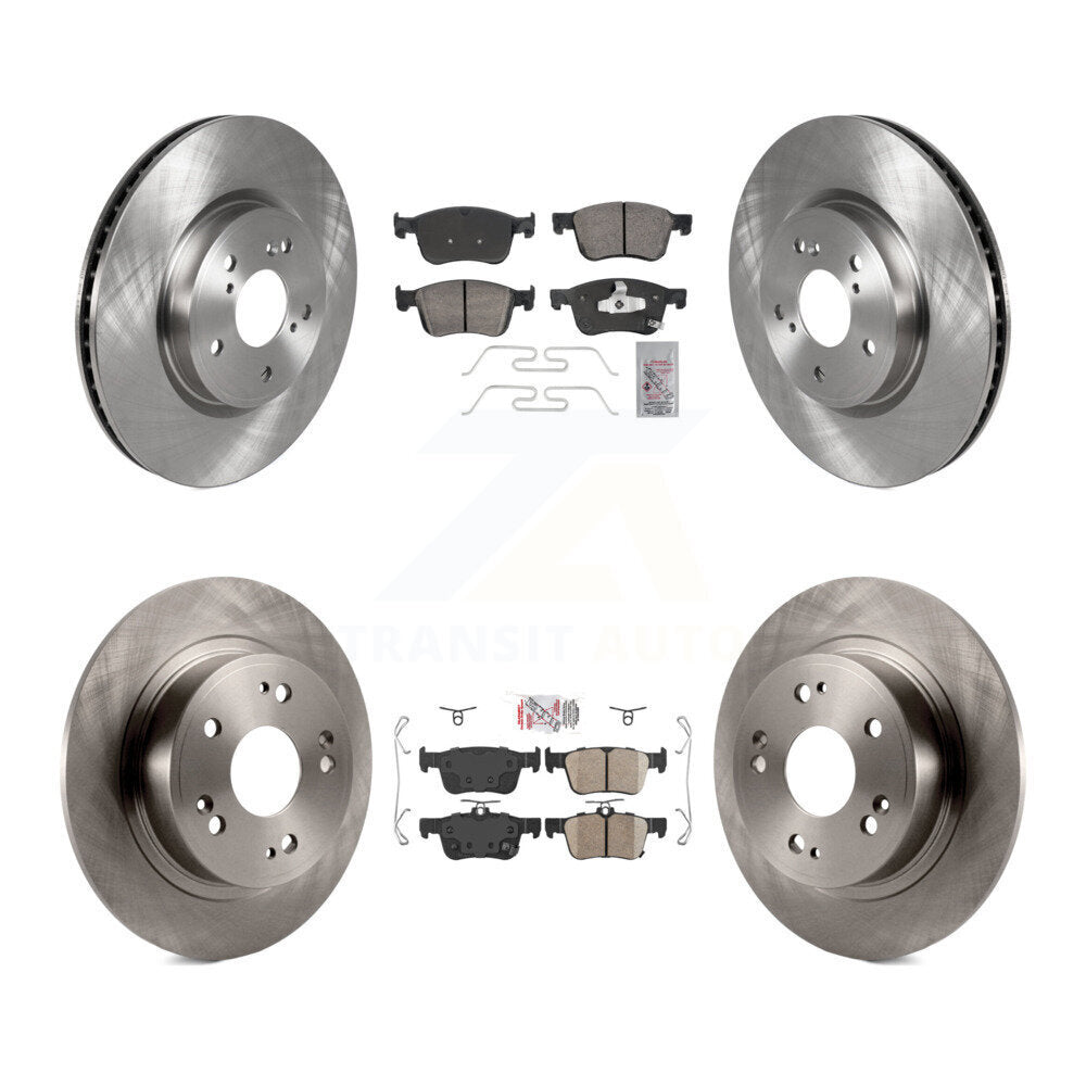 Kit de plaquettes en céramique et de rotors de frein à disque avant et arrière, pour Honda Accord K8A-109256