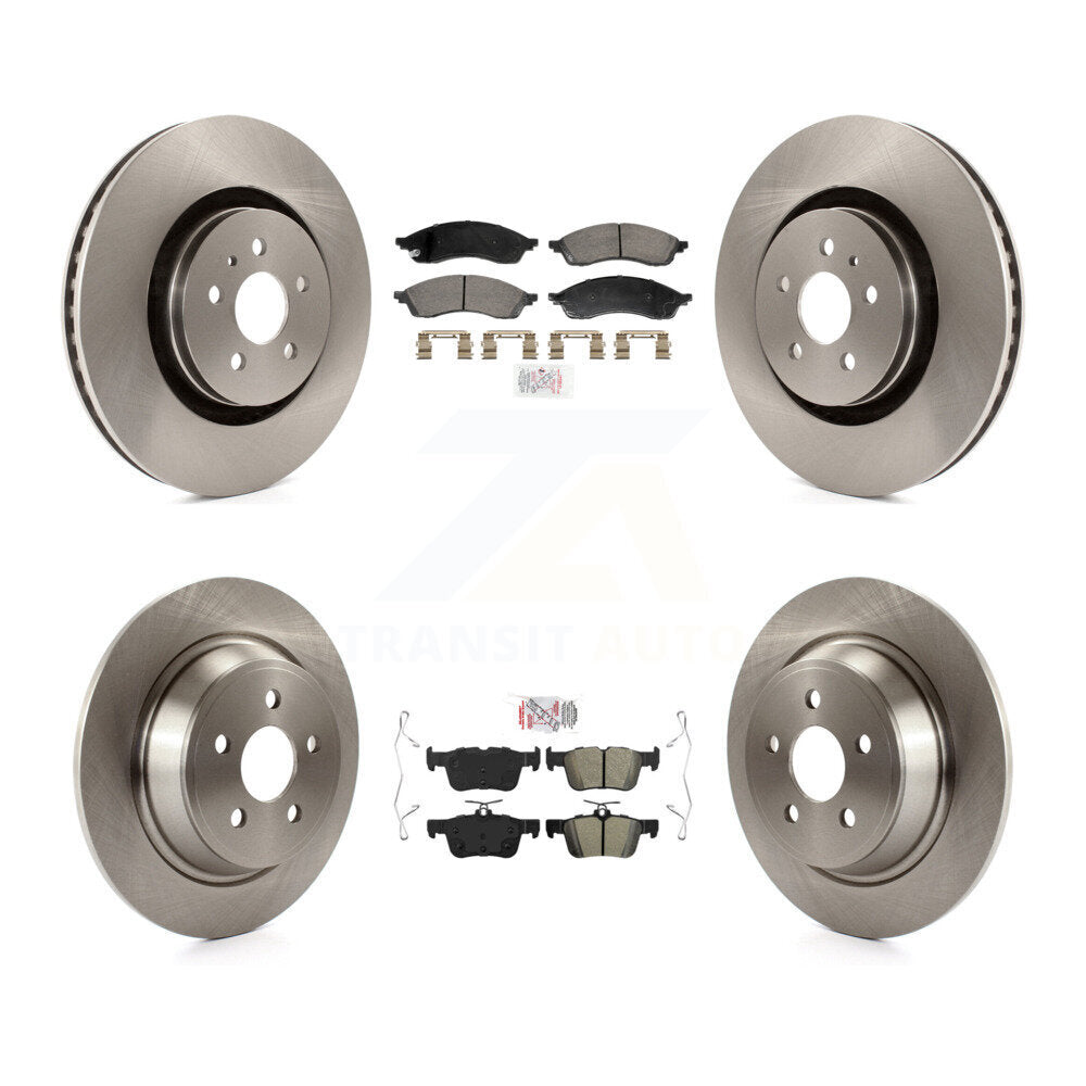 Kit de plaquettes semi-métalliques avant et arrière en céramique, Rotor de frein à disque pour Lincoln Nautilu