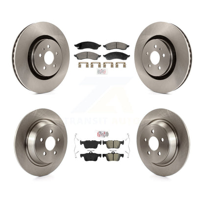 Kit de plaquettes semi-métalliques avant et arrière en céramique, Rotor de frein à disque pour Lincoln Nautilu