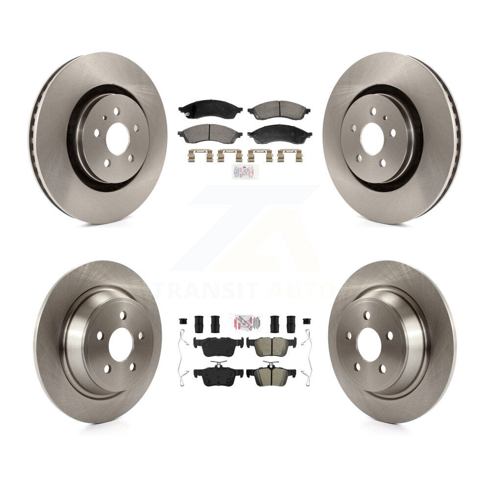 Kit de plaquettes semi-métalliques avant et arrière en céramique, Rotor de frein à disque pour Lincoln Nautilu