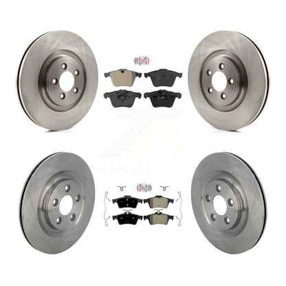 Kit de plaquettes semi-métalliques avant et arrière et Rotor de frein pour Jaguar XJ Base 2016 avec 3.0