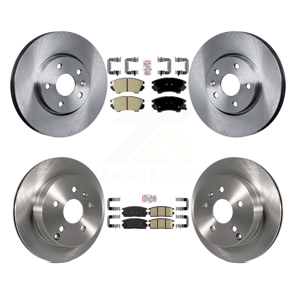 Kit de plaquettes en céramique et de rotors de frein à disque avant et arrière semi-métalliques pour GMC Terrain