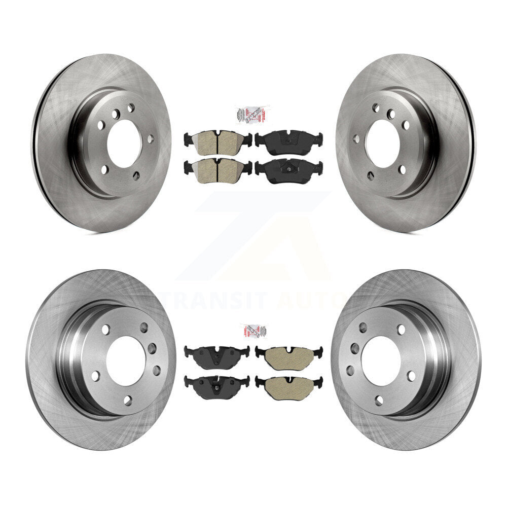 Kit de plaquettes semi-métalliques avant et arrière et disques de frein pour berline BMW 328i 1998