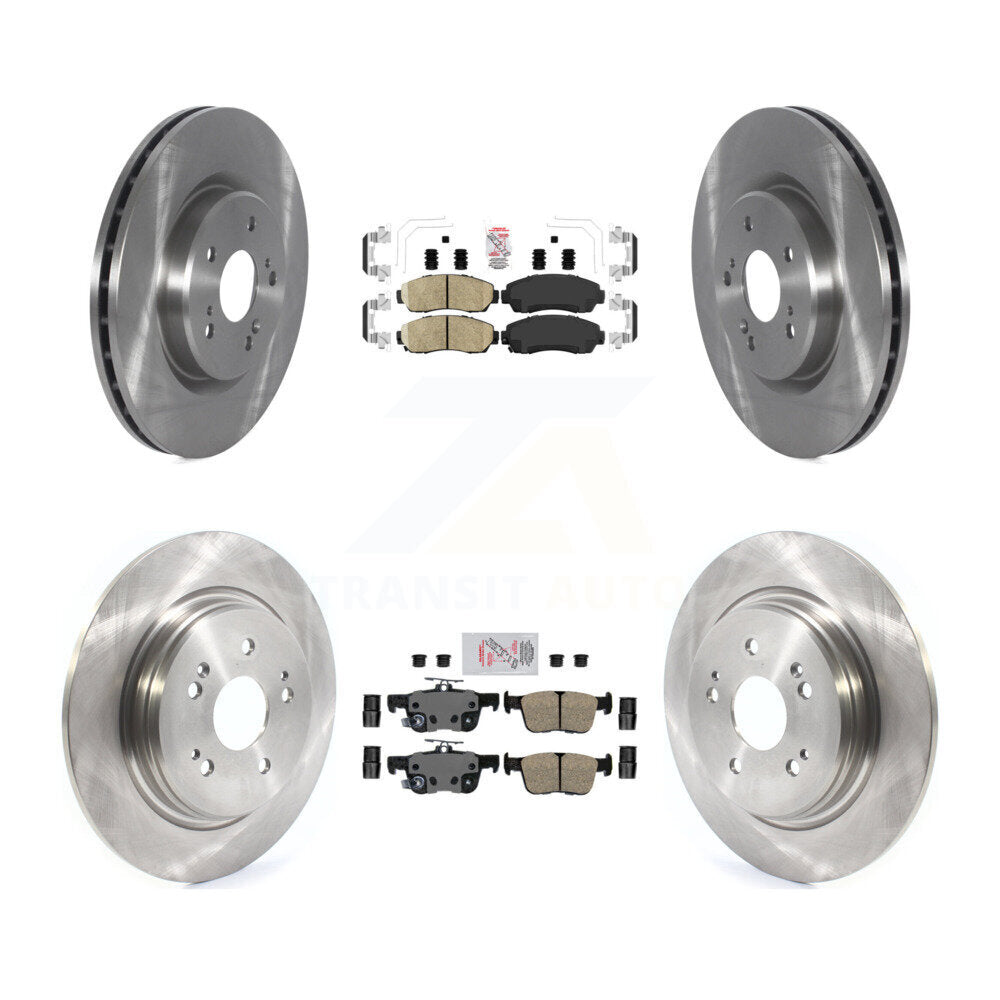 Kit de plaquettes en céramique et de rotors de frein à disque avant et arrière, pour Acura RDX 2022 – 2023