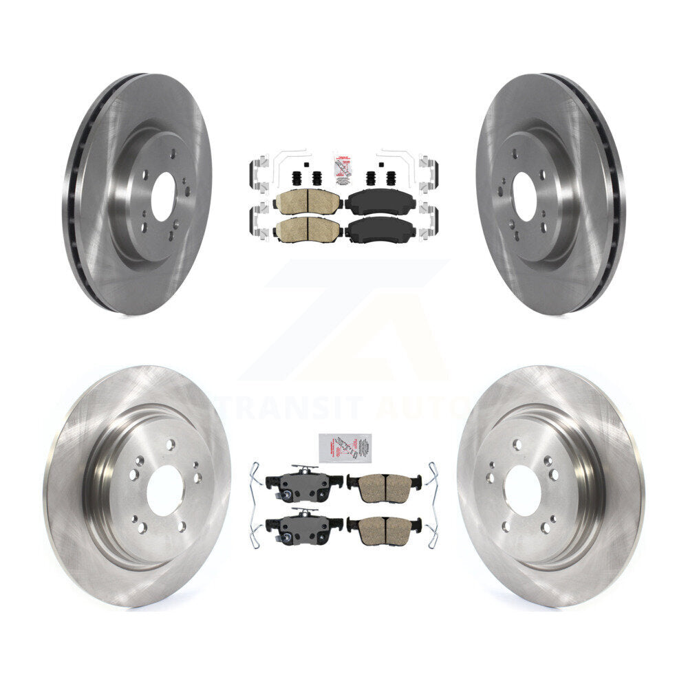 Kit de plaquettes en céramique et de rotors de frein à disque avant et arrière, pour Acura RDX 2022 – 2023