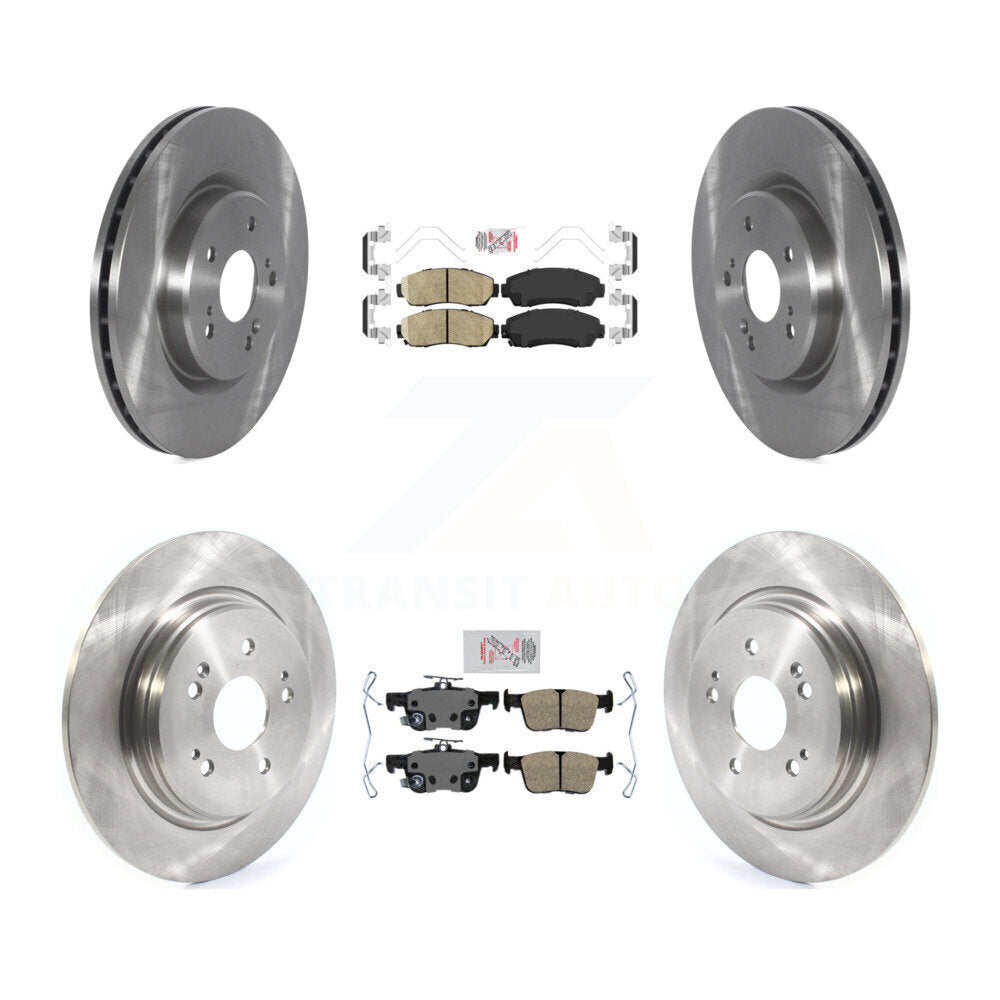 Kit de plaquettes en céramique et de rotors de frein à disque avant et arrière, pour Acura RDX 2022 – 2023