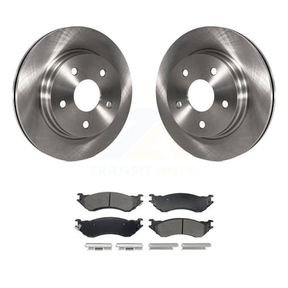Kit de rotors de frein à disque avant et plaquettes semi-métalliques pour Dodge Ram 1500 Durango
