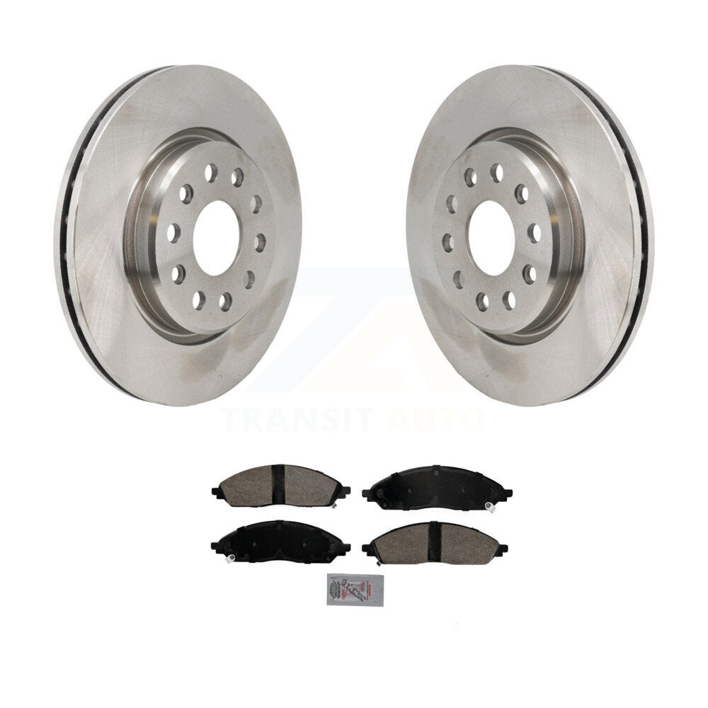 Kit de rotors de frein à disque avant et plaquettes en céramique pour Jeep Grand Cherokee K8A-109312