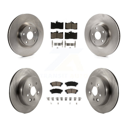 Kit de rotor de frein avant et arrière et plaquettes en céramique (6 pièces) pour Lexus IS300 IS350 GS350 RC35