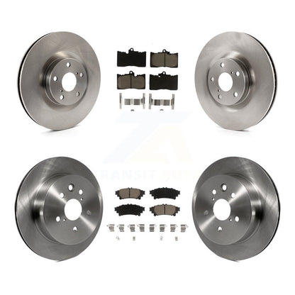 Kit de rotor de frein avant et arrière et plaquettes en céramique (6 pièces) pour Lexus IS350 C F Sport 14-15