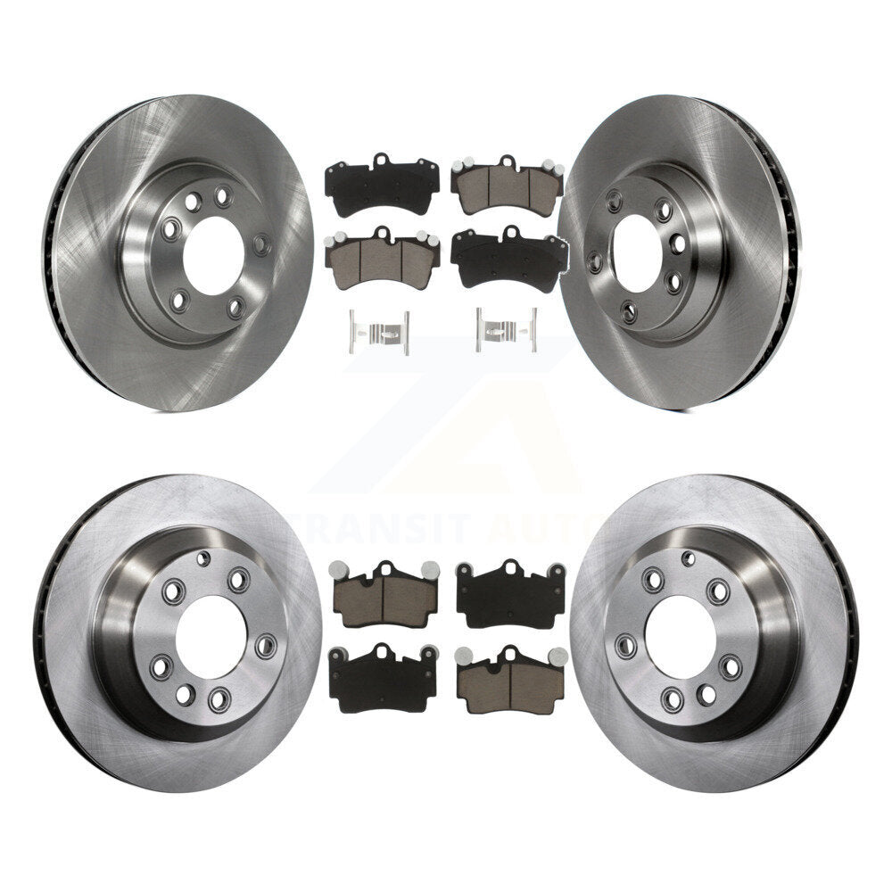 Kit de plaquettes en céramique pour Rotor de frein à disque avant et arrière (6 pièces) pour Audi Q7 Volkswagen Touare