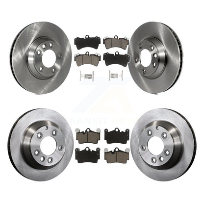 Kit de plaquettes en céramique pour Rotor de frein à disque avant et arrière (6 pièces) pour Audi Q7 Volkswagen Touare