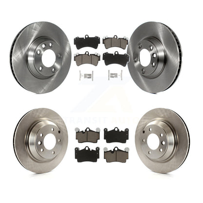 Kit de disques de frein à disque avant et arrière et plaquettes en céramique (6 pièces) pour Audi Q7 K8C-100011