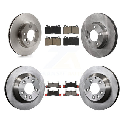 Kit de rotors de frein à disque avant et arrière et plaquettes en céramique (6 pièces) pour Volkswagen Touareg